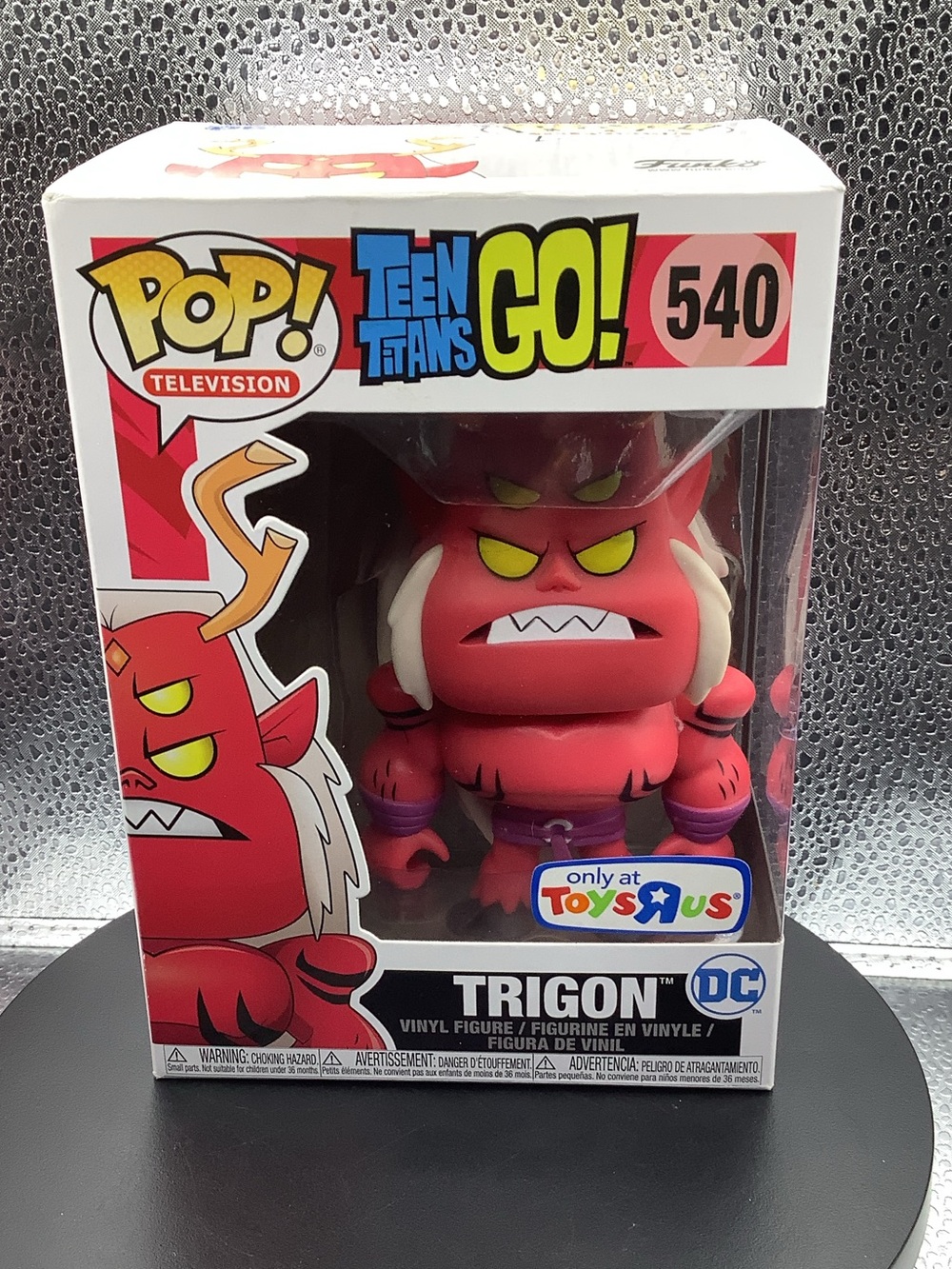 Funko Teen Titans GO! Trigon Vinyl Figure - Red with Yellow & Purple Accents